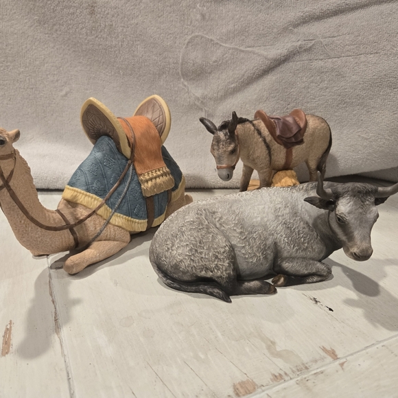 Lenox renaissance nativity animals camel ox donkey 1991 collection - Picture 4 of 4